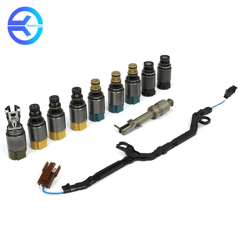 

11PCS 6HP19 6HP26 6HP32 1068298043 Transmission Solenoid Kit With Harness Suit For BMW ZF6HP19 ZF6HP21