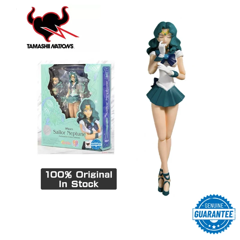 

Genuine Original Tamashii S.h.figuarts SHF 15cm Sailor Moon Animation Color Edition Sailor Neptune Model Figure Doll Toy Decor