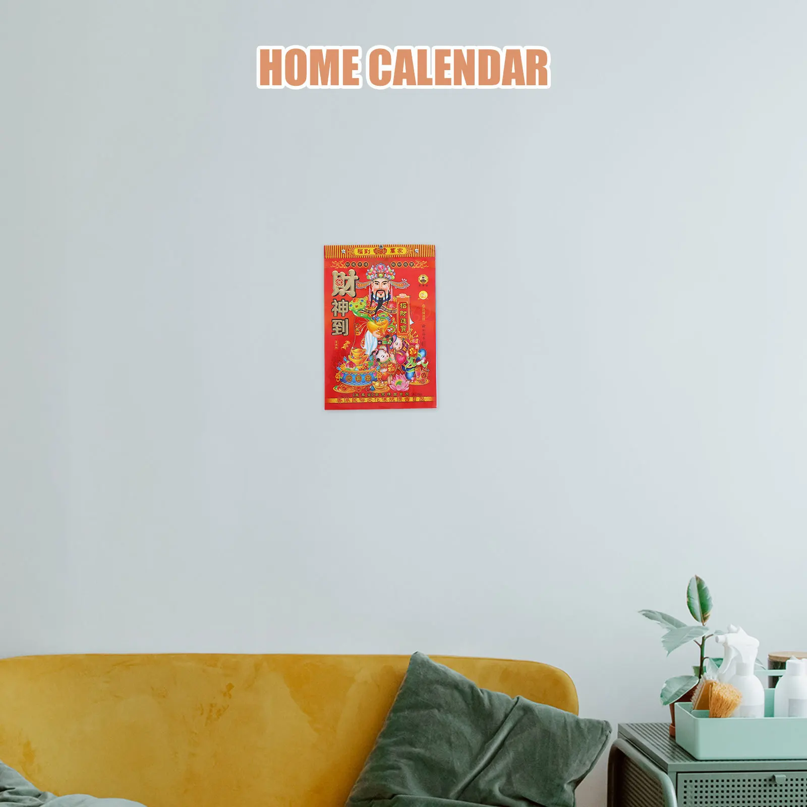 

Chinese Daily Calendar 2026 Traditional Tear-Off Wall Calendar Lunar Year of The Horse Fengshui Decor Horse