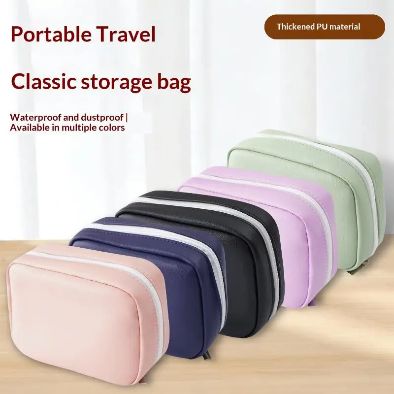 Travel Pill Organizer Binder With7/ 14 Coded Zipper Pouches Waterproof Exterior 3-Ring Writable Labels Crush-Resistant Shell