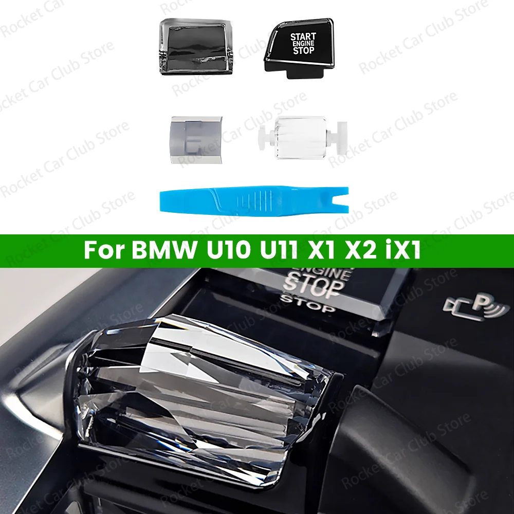 For Left-Hand Drive BMW x1 ix1 u1 u12 x2 ix2 u10 Car Lnterior Kit 2023-2025 Car Crystal Style 3-Piece Set With Paddle Shifters