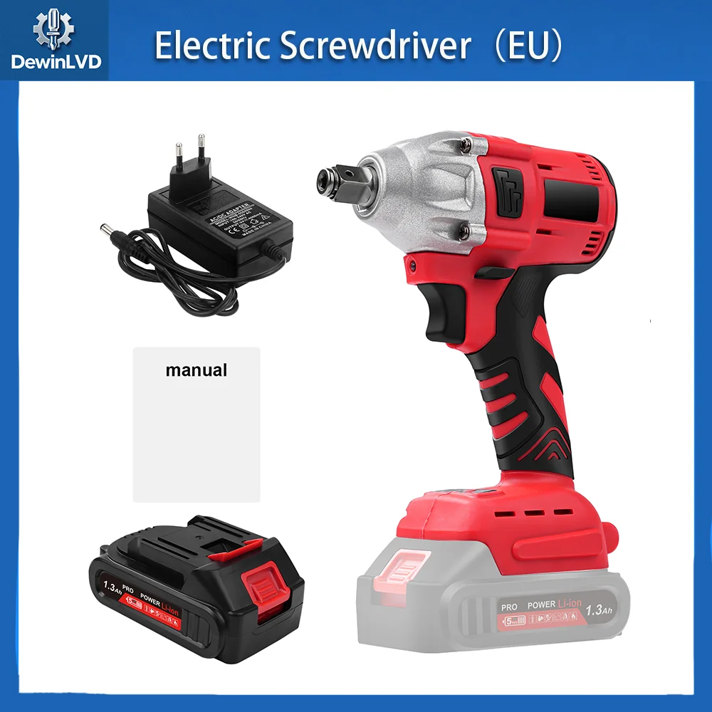 

DEWIN 21V Electric Screwdriver Set Brushless Impact Wrench Cordless High Torque Power Tools For Cars Truck Motorcycle Repair EU