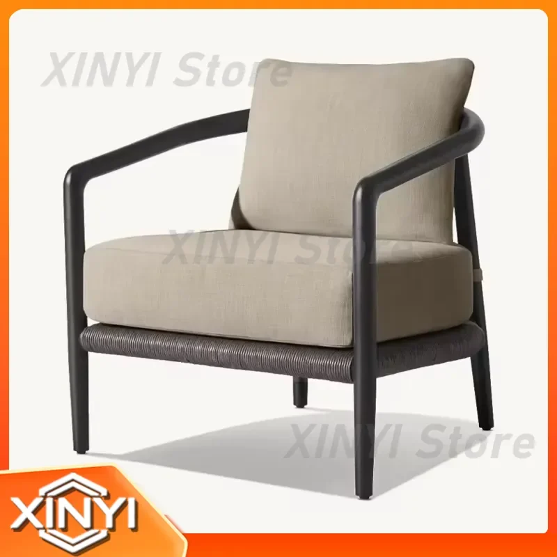 Premium Aluminum Outdoor Sofa Set for Courtyard Garden Villa Terrace Patio Balcony Backyard Modern Living Room Furniture Set