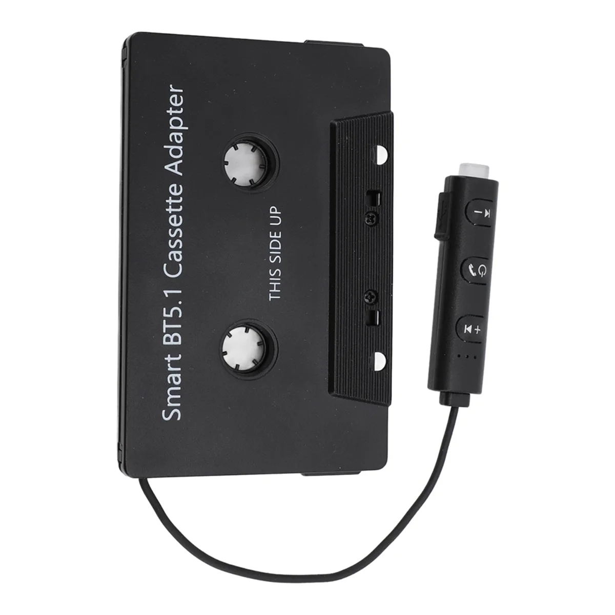 Car Audio Bluetooth Wireless Cassette Receiver, Bluetooth 5.1 Car Audio Stereo Cassette Vehicle Tape Converter CassetteJAS