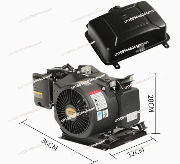 تيار مستمر 48 فولت 60 فولت 72 فولت مركبة كهربية المدى موسع منخفضة الضوضاء مولد لأربع عجلات البنزين مولد محمول 4Kw 5Kw 6Kw #3