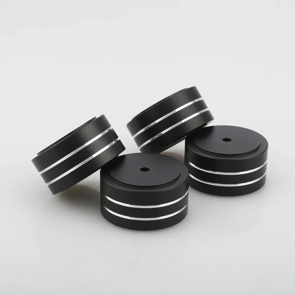 

40x20mm Speaker Spikes Base Mat Aluminum Isolation Stand Turntable DAC Amplifier Chassis Cone Stand Feet gold silver black