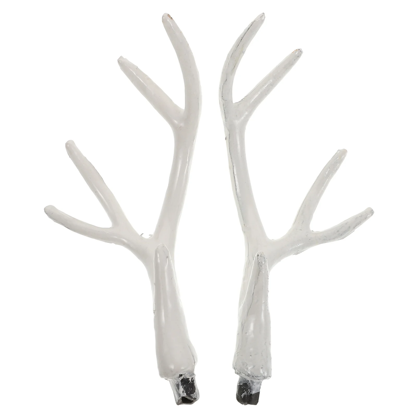 

1 Pair Mini Plastic Reindeer Antlers 17Cm Realistic Deer Horns For Christmas Costume Diy Crafts Holiday Party Photo Booth Decor