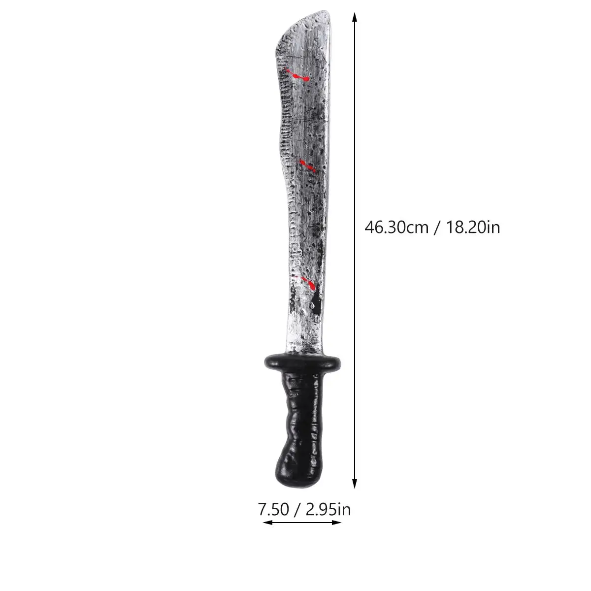 البلاستيك سكين الدعائم لعبة الدموية ديكور هالوين زي حفلة تنكرية شبح مهرجان جزار الدعامة