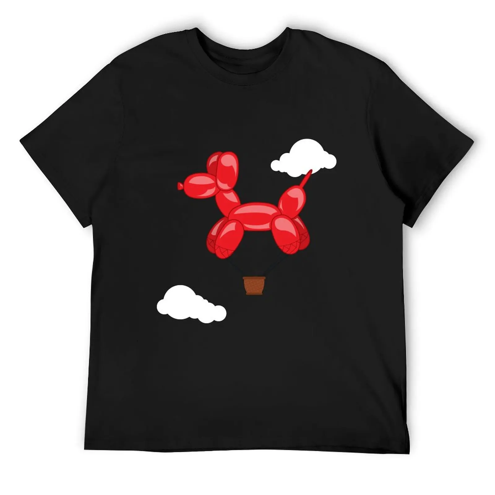 Hot Air Balloon Animal T-Shirt cotton graphic tees graphic t shirts tees anime figures Men's t-shirt