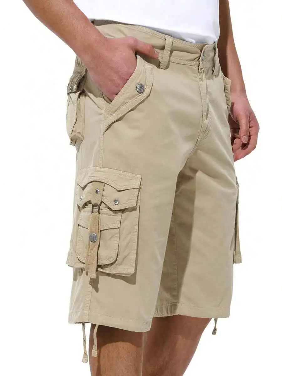 

Mens Cargo Shorts Casual Below Knee Relaxed Fit Multi Pockets Hiking Outdoor Shorts