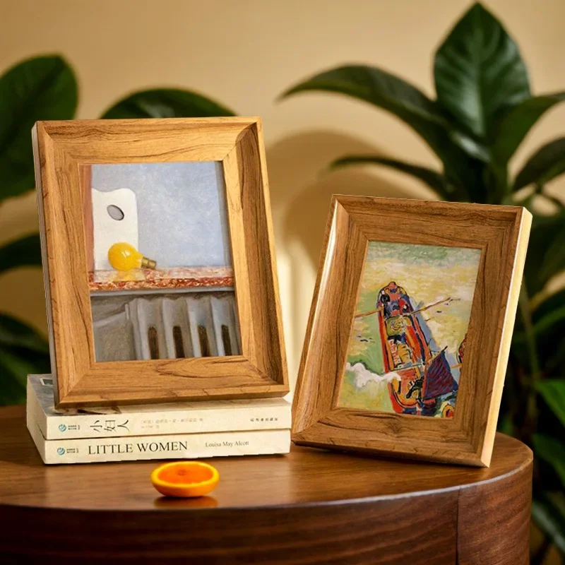 Retro Minimalist Photo Frame - Display Stand Picture Frame Versatile Wall and Table Mounting Display Frame Home Décor