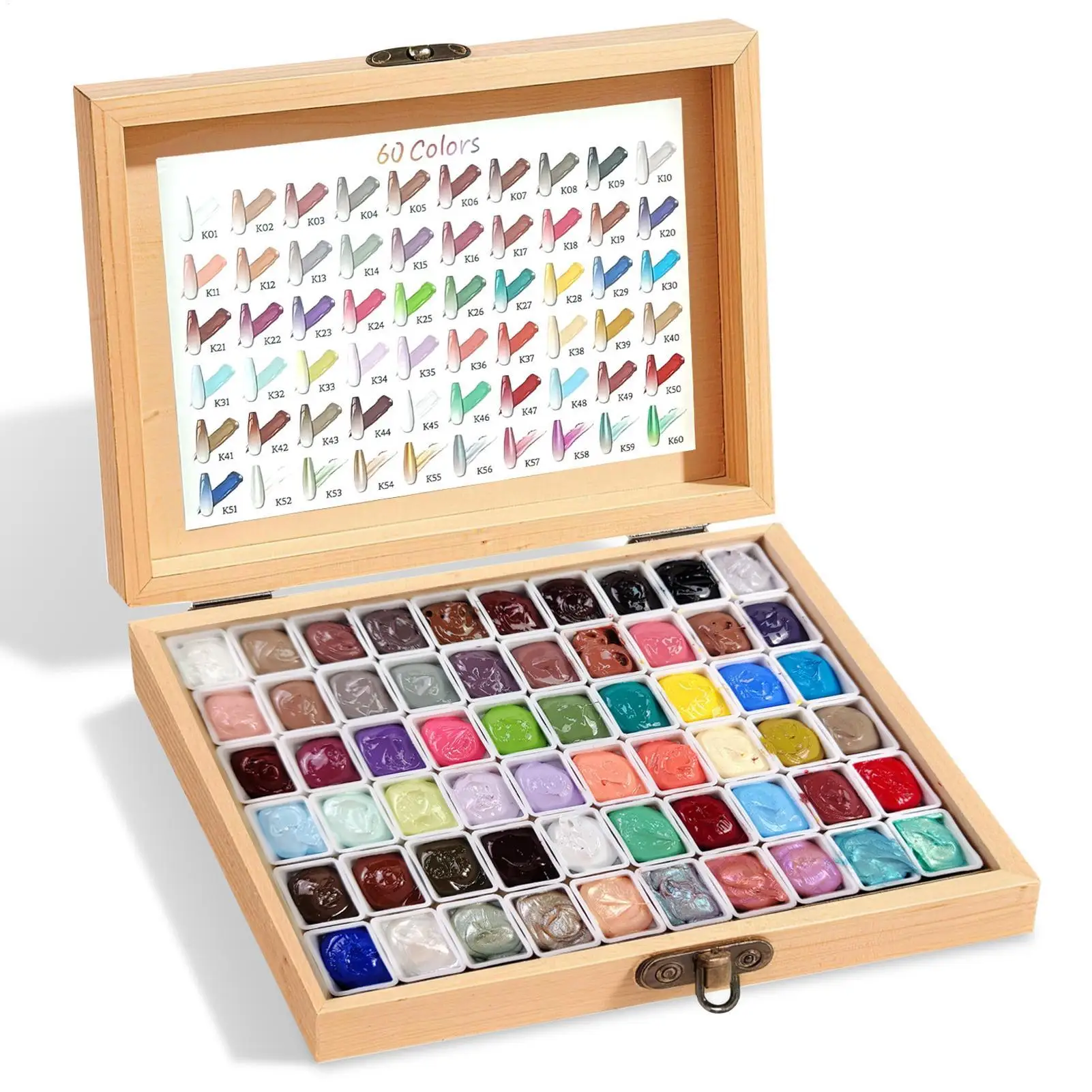 60 Grid Mini-Creme-Patting-Gel, hochsättigendes, dickflüssiges Nagelgel zum Mischen, für Farbverläufe, Nagelkunst, DIY-Maniküre, Wangenrouge