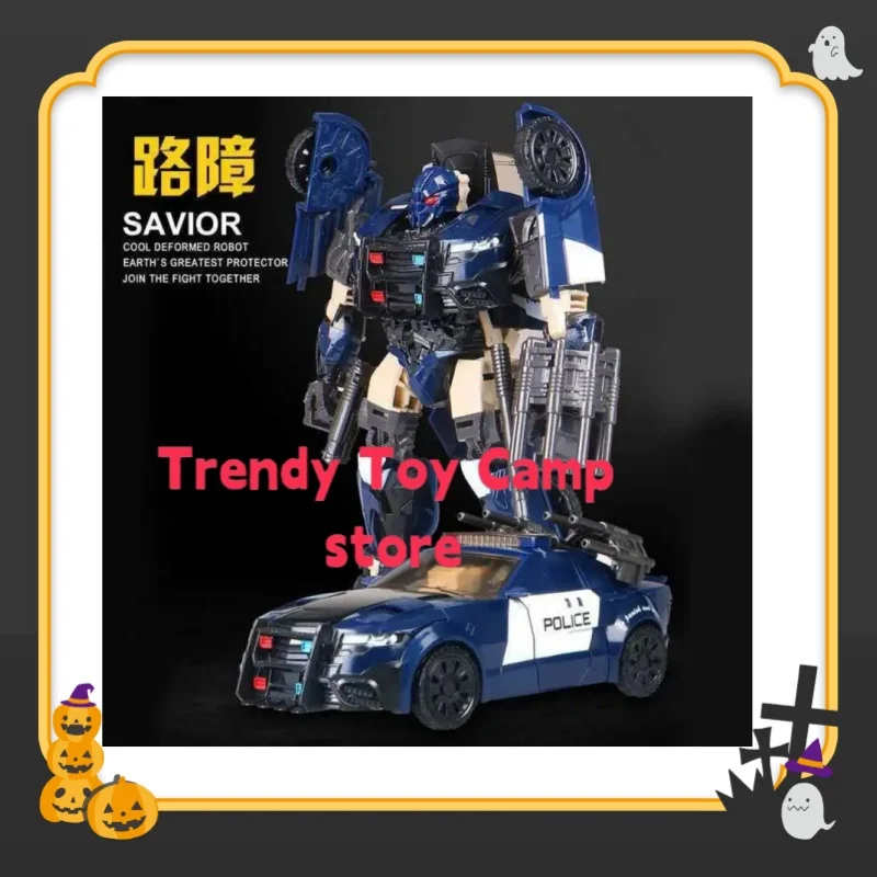 【Auf Lager】 Wahl TAIBAI YS05 Transformationsspielzeug Polizeiauto Auto Roboter Barrikade Kind Junge Spielzeug Modellhöhe 18 cm