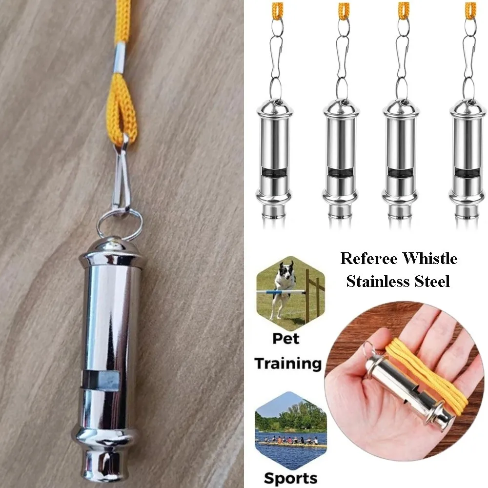 

Новый металлический свисток с веревкой, из алюминиевого сплава, 66*13 мм, для судей, 2 стиля, для регби, вечеринок, тренировок, школы, футбола
