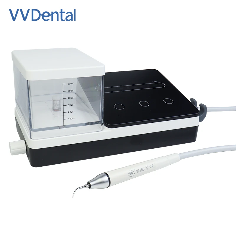 

VVDental Portable Ultrasonic Scaler with Removable LED Handle and 600ml Water Tank Automatic Water Supply Multifunctional Scaler