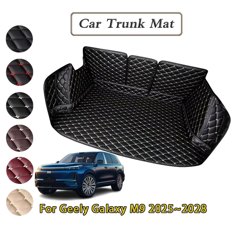 

Car Trunk Mats For Geely Galaxy M9 2025 2026 2027 2028 Waterproof Dirt-resistant Fully Trunk Mat Rear Cargo Tray Auto Accessorie