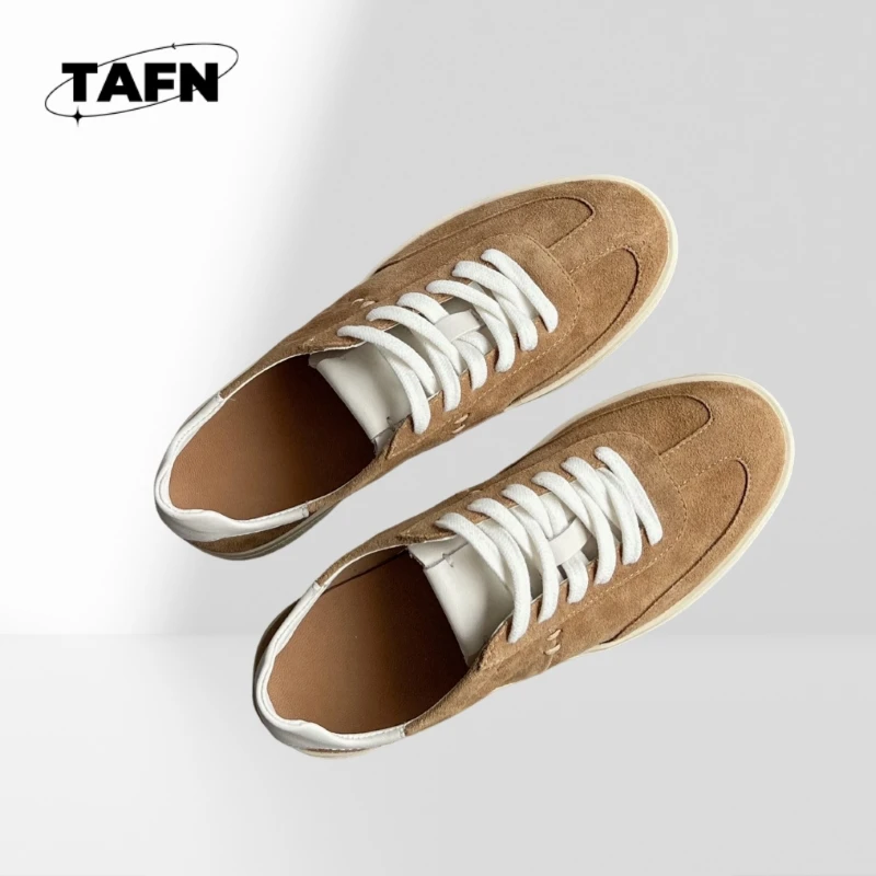 

Cow Suede Nice Trendy Exquisite Fashion High Street Comfortable Soft Bottom Niche Easy to Wear Casual Shoes AD1502