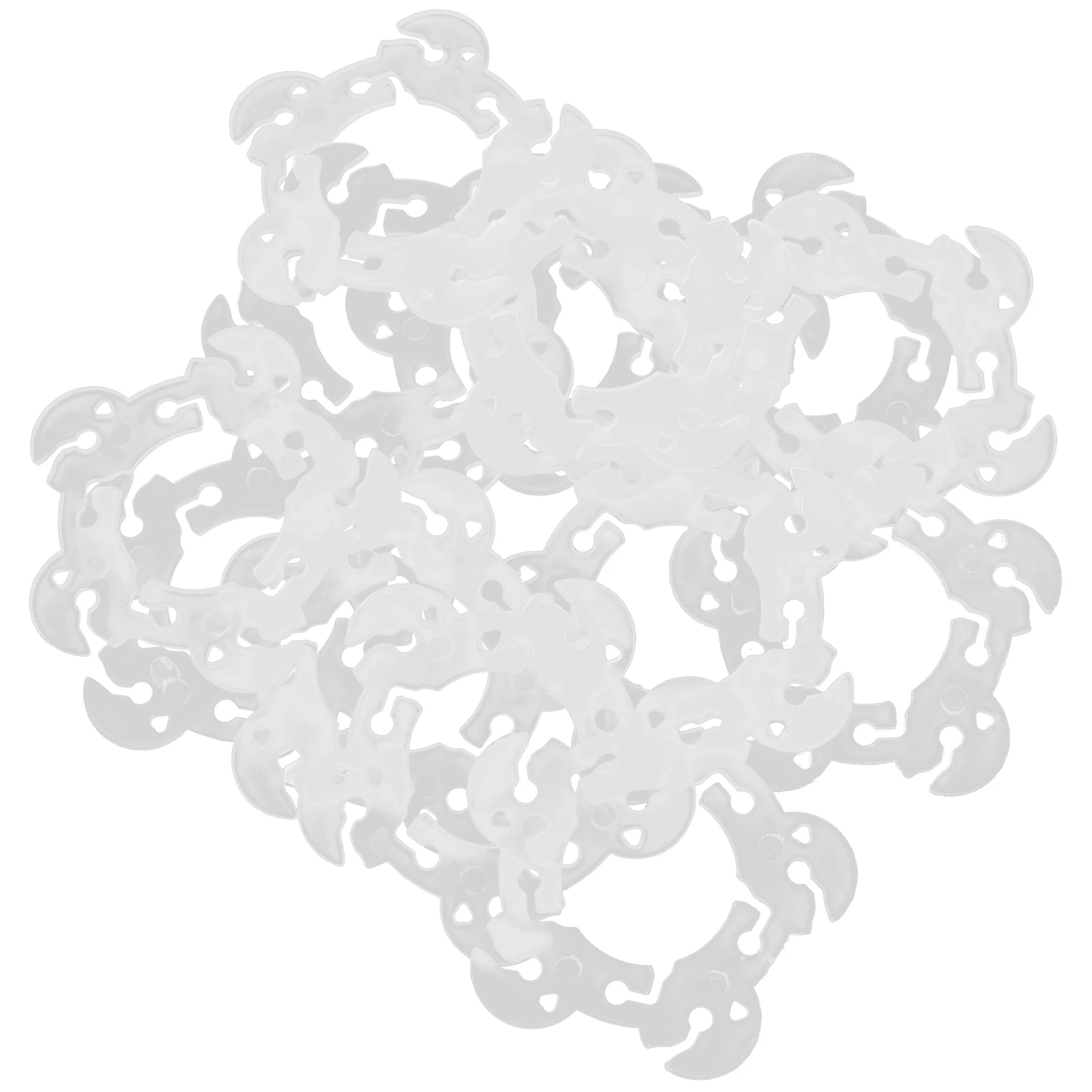 

100pcs Balloon Accessories Plastic Clips Connector Buckles Holder Decor Wedding Birthday Party Supplies Balloon Rings Arch