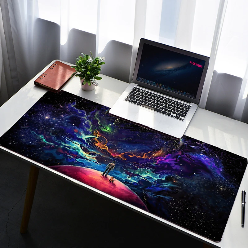 

Universe Cloud Space desktops for computer Desk Pc Accessories Gaming Keyboard Gaming Notbook For CSGO Dota2 LOL Gamer Pad