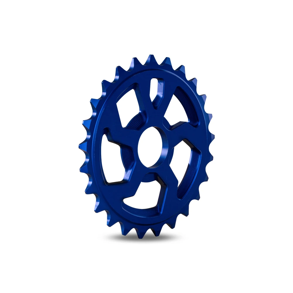 Funsea roda dentada BMX roda dentada One Way Cruiser cascalho MTB bicicleta peças Chainring 25T 28T roda dentada profissional peça sobresselente