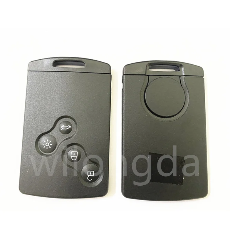 4 Button Smart Keyless Handsfree card Key 434MHz 4A hitag AES PCF7945 Chip For Renault Clio 4 Key captur key After 2013