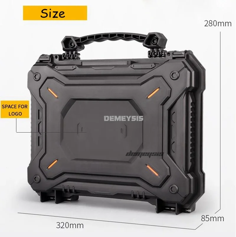 Tactical Pistol Safety Case with Foam Padded Airsoft Handgun Case Box Waterproof Protective Hunting Gun Accessories Camera Case