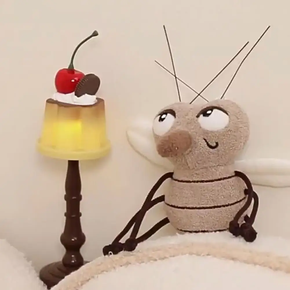 Press & Sound Mosquito Knuffel Met Realistisch Zoemend Prank Grappig Grappig Cadeau Ornament Hangende Rugzak Uniek P3V6