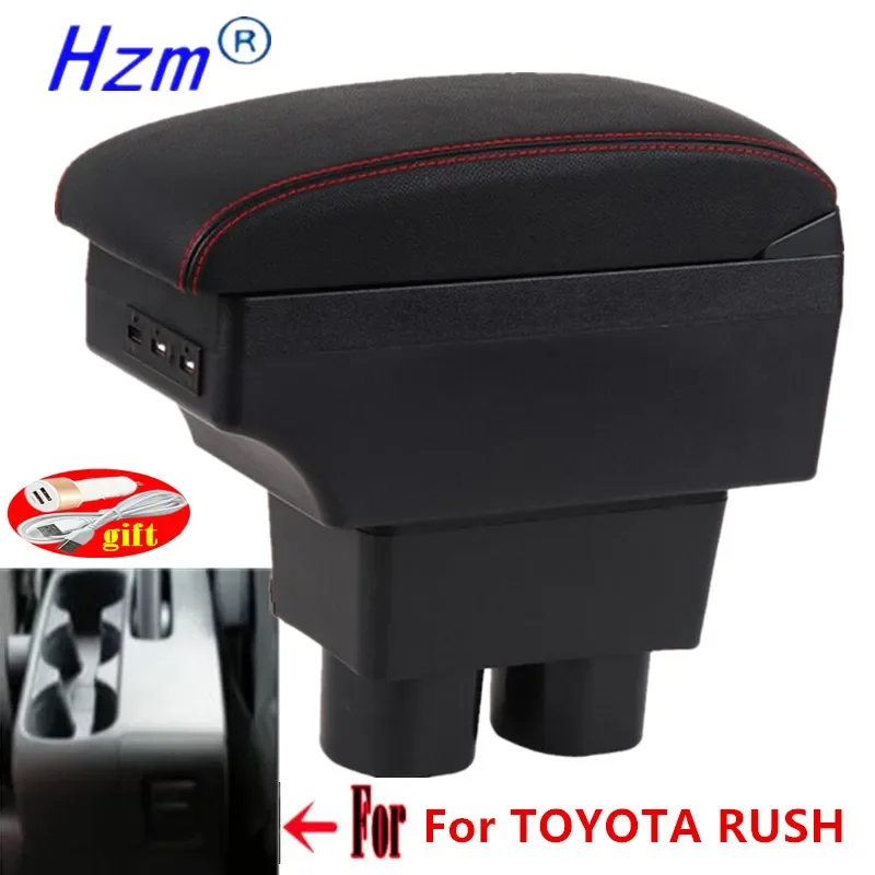 Reposabrazos para TOYOTA RUSH, caja de almacenamiento central para reposabrazos de coche Toyota Avanza Rush, piezas de reequipamiento Interior, accesorios para coche