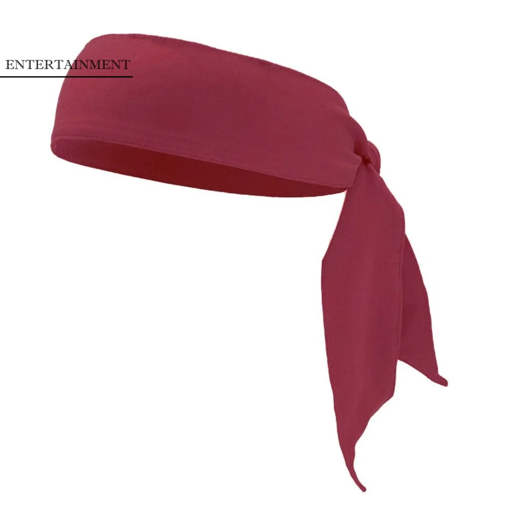 

Anti-sweat Antiperspirant Headscarf Quick Drying Breathable Tennis Headband Elastic Stretch Pirate Headband Running Yoga