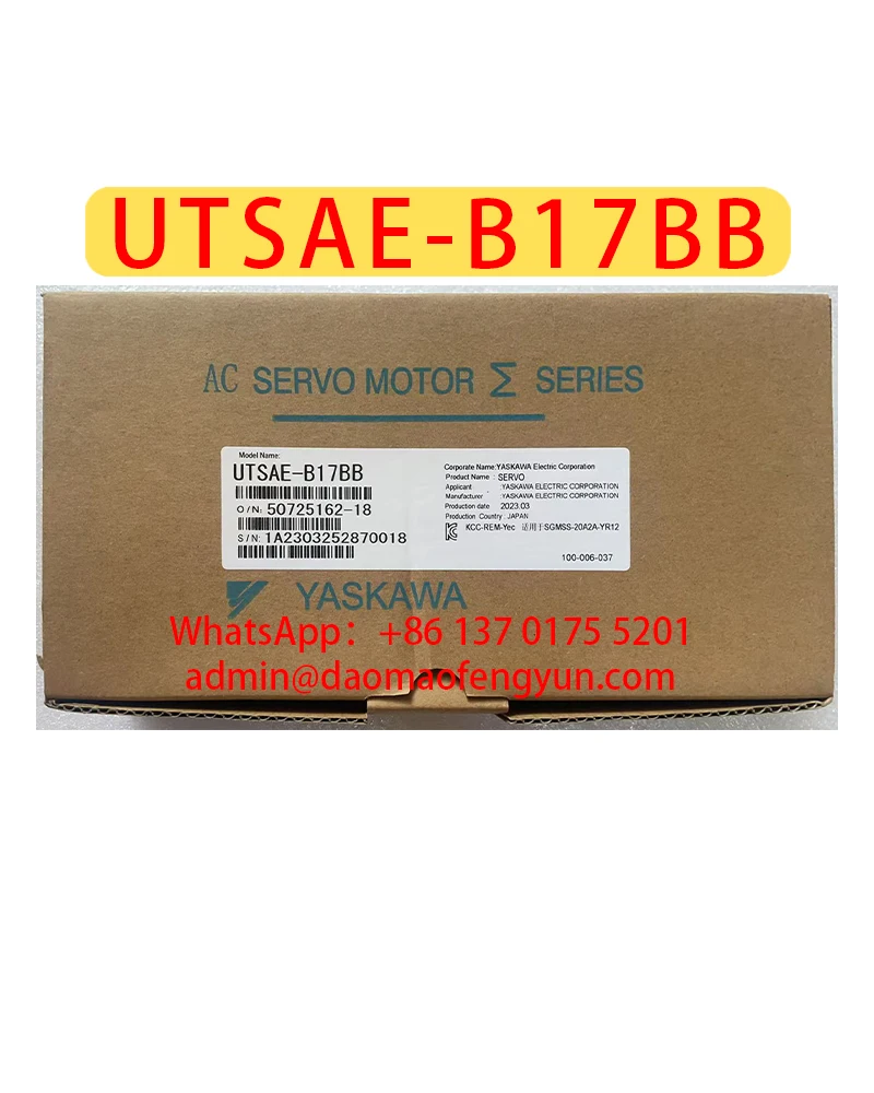 

UTSAE-B17BB Brand New Encoder，Provide Motor Type，Free Data Writing，UTSAE B17BB，Fast shipping