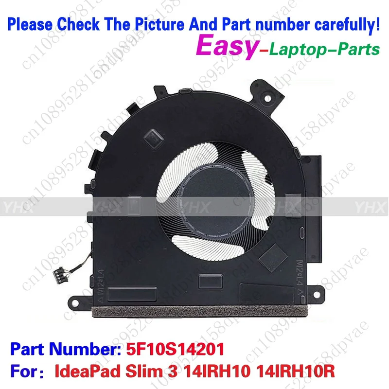 

GYX New For LENOVO IdeaPad Slim 3 14IRH10 14IRH10R COOLING FAN 5F10S14201 Fast delivery