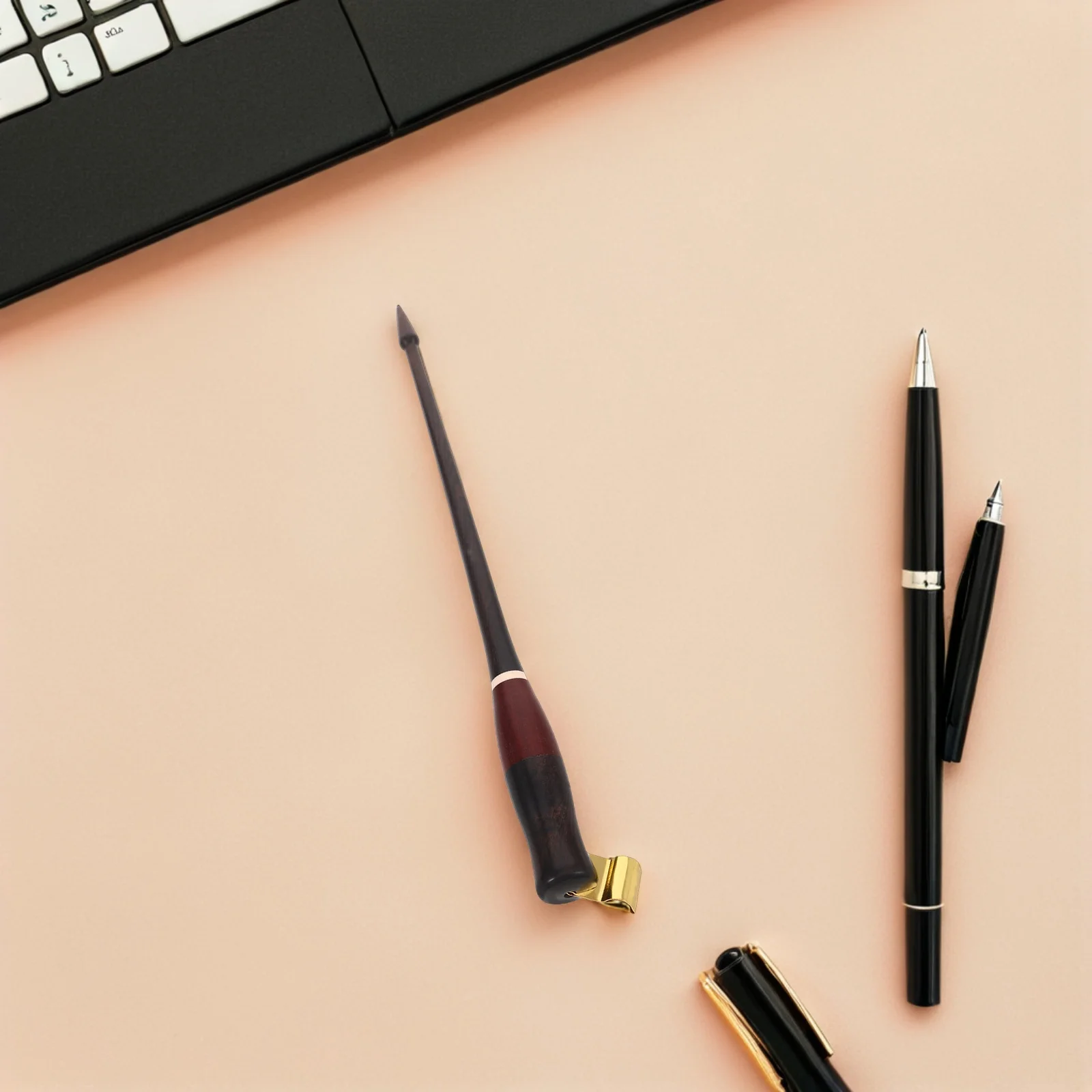 

Vintage Calligraphy Holder Wooden Oblique For Smooth Writing Copperplate Script Universal Flange Design Calligraphy Ink