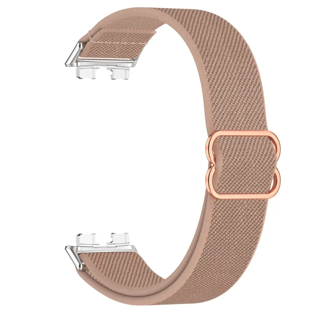 Ремешок для резинки для волос подходит для Huawei Band 8 9 10, NFC, эластичный нейлоновый браслет Solo Loop, аксессуары для умных часов
