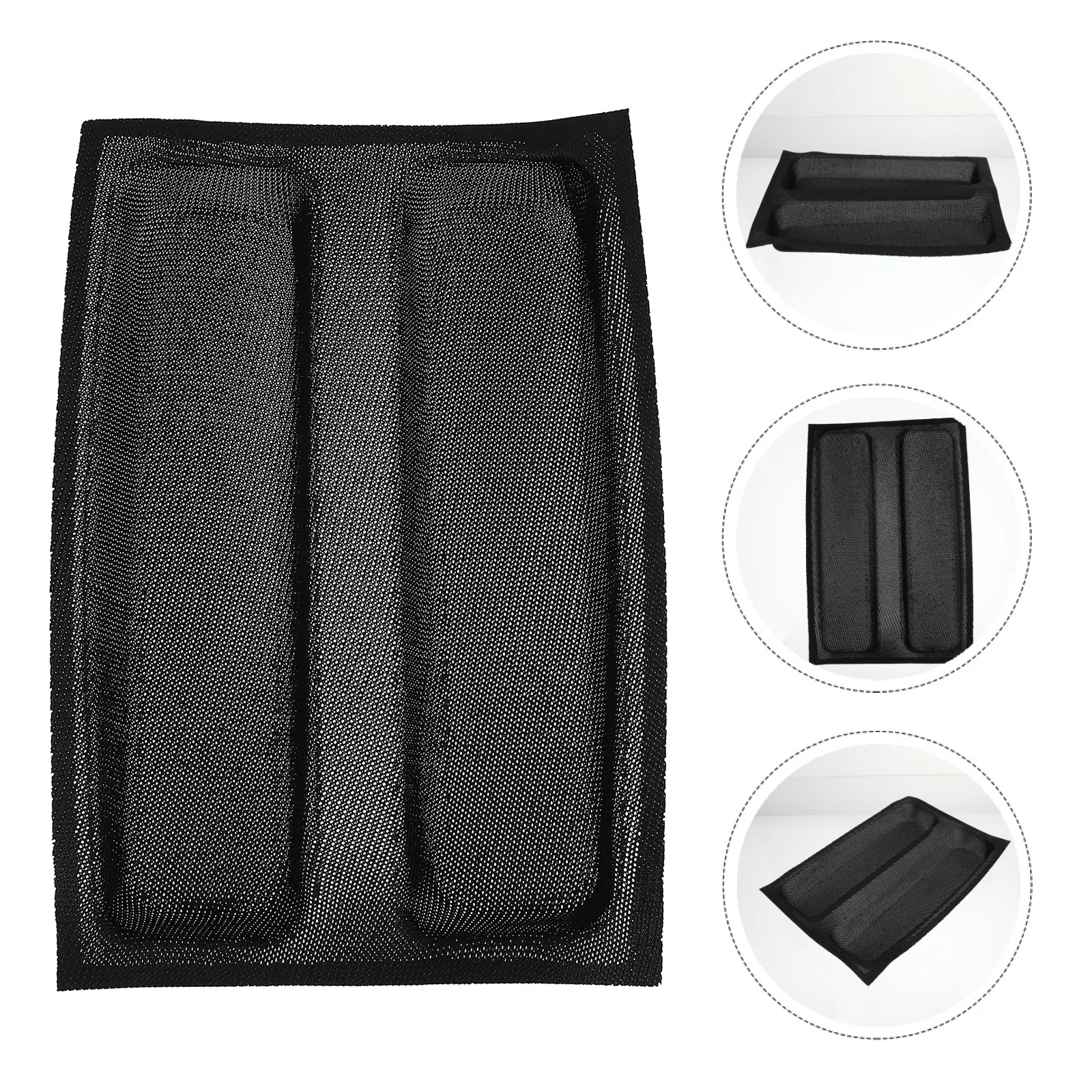 

1Pcs Non-Stick Silicone Bread Mold Breathable Baking Tray Easy Demolding for Homemade Cakes Gifts Black