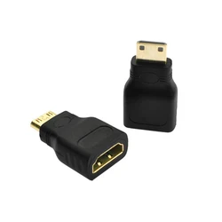 HD Mini Male HDMI-совместимый со стандартным HDMI-совместимым адаптером-удлинителем «мама-папа» F-M HDMI-совместимый преобразователь