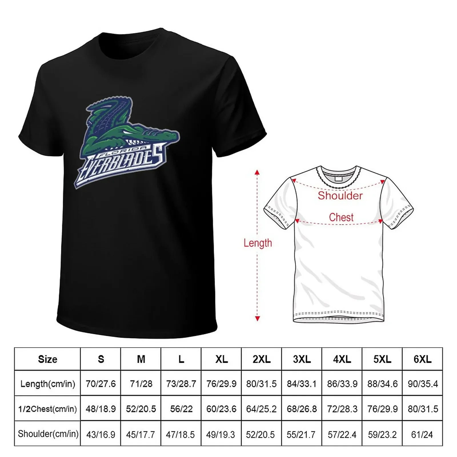 Florida Everblades T-Shirt korean fashion plus size tops mens t shirts pack