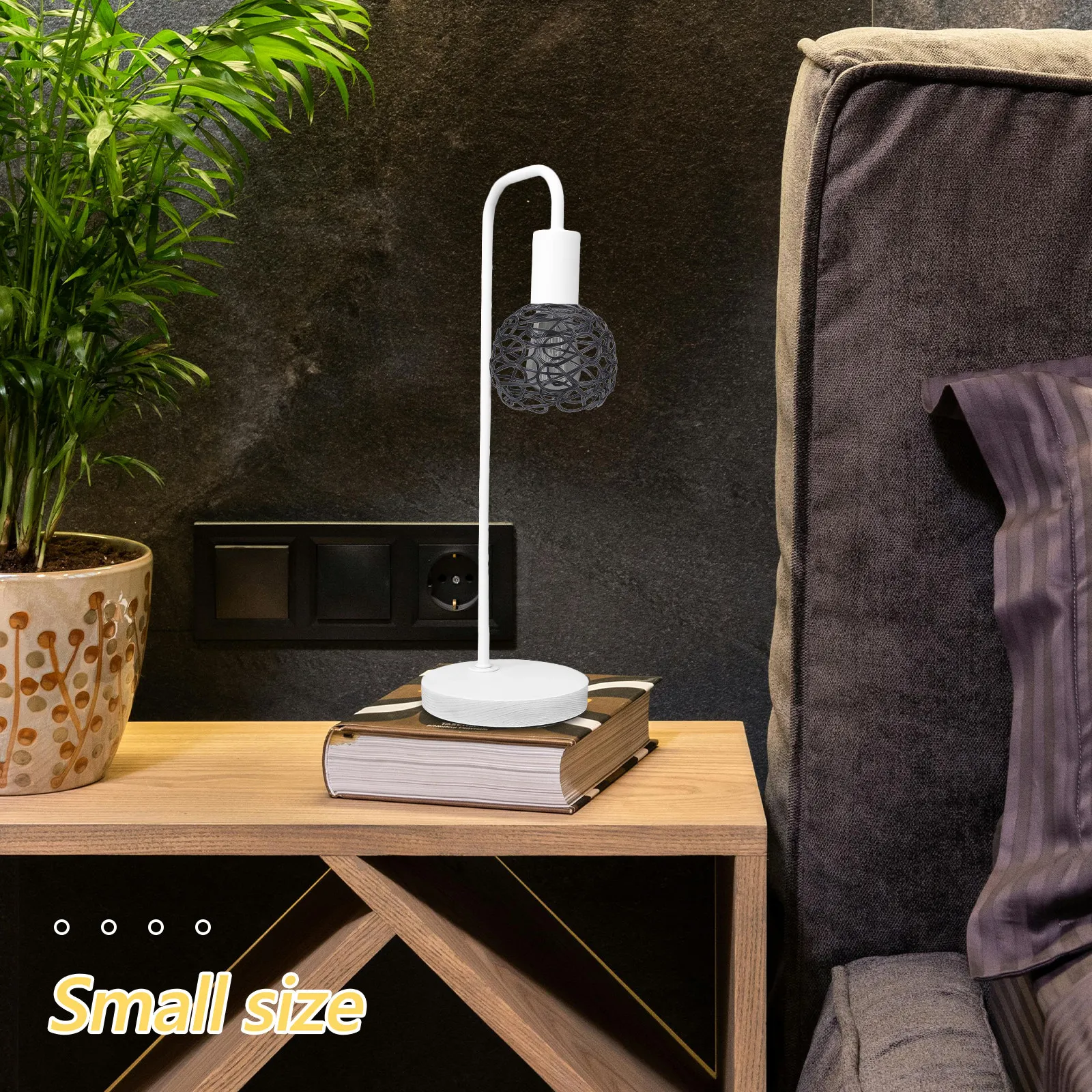 

Black Metal Hollow Out Lamp Shade Wire Design Decorative Replacement Lampshade for Pendant Hanging Table Lamps