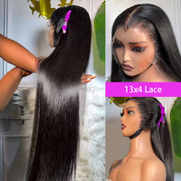 Human Hair Wigs 3 Days Delivery Brazilian Straight Hair Wig 30 Inches 13x4 Lace Frontal Wig For Black Women Brazilian Human Hair Wig Sale