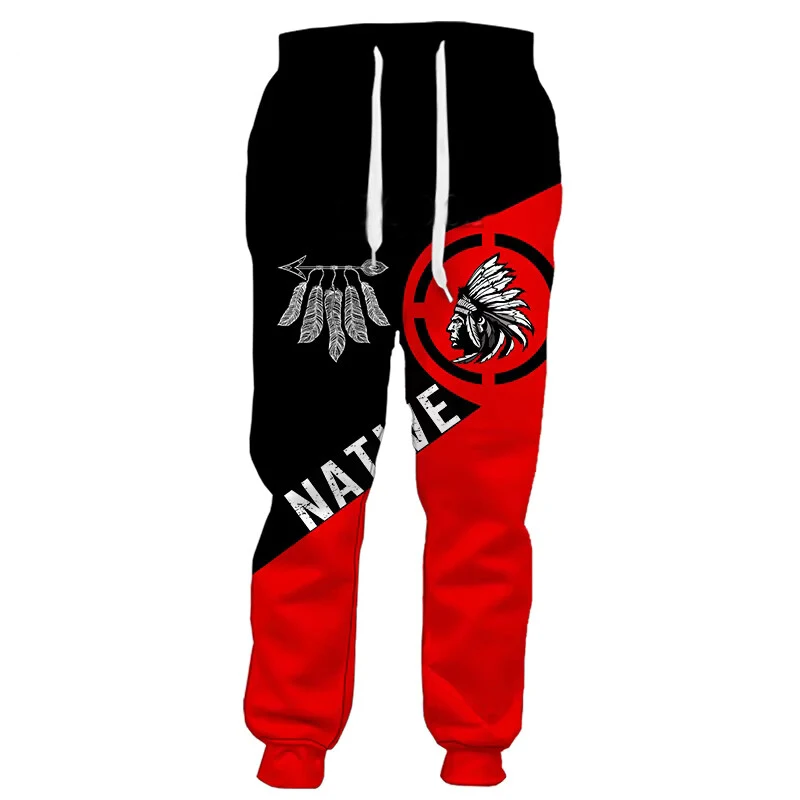 Men's fashionable autumn jogging pants popular firefighter 3D printed pants neutral Harajuku street casual sports pants Z0159