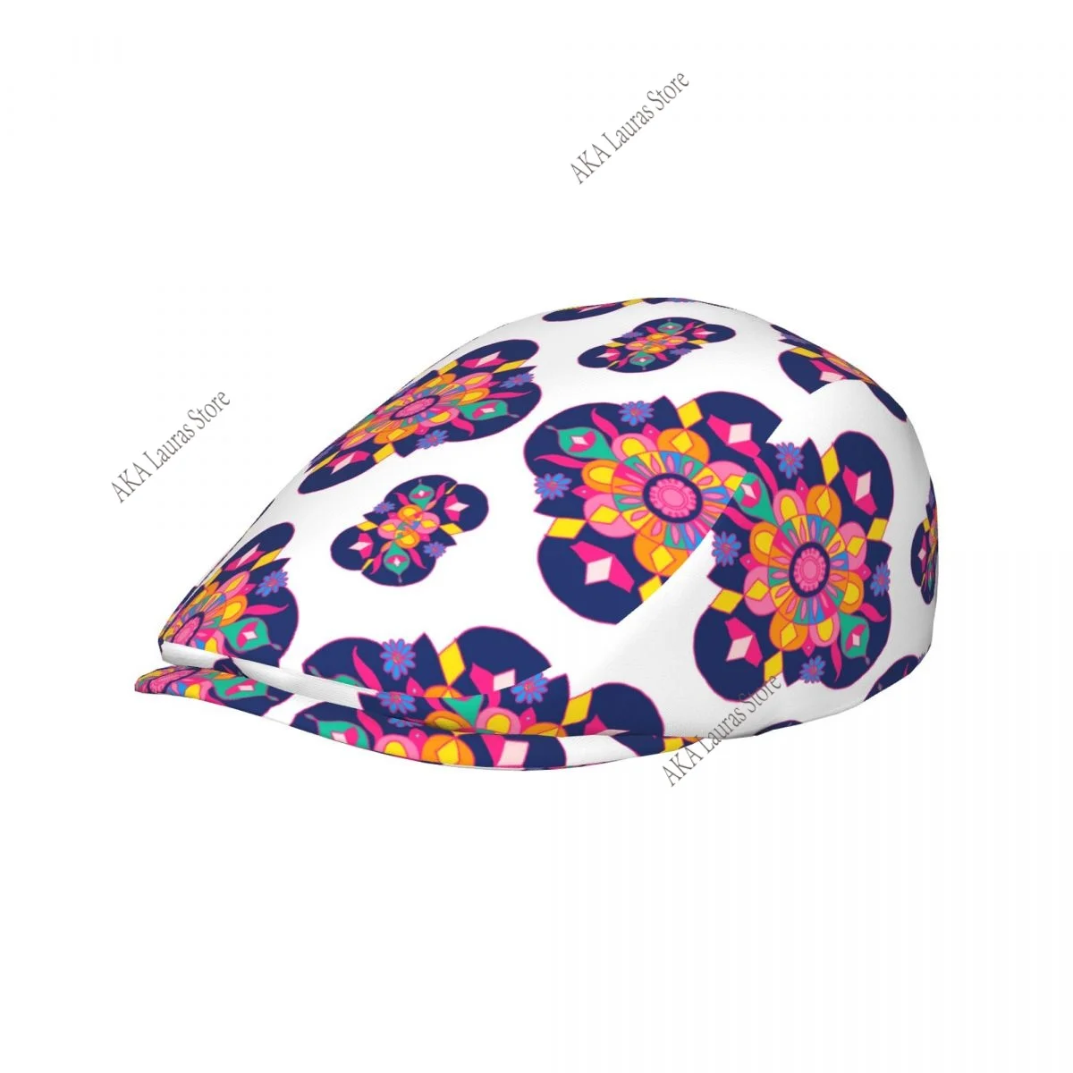Newsboy Cap Indian Pattern Vintage Casual Cap Berets Visor Gatsby Flat Ivy Hat Elegant Men's Beret