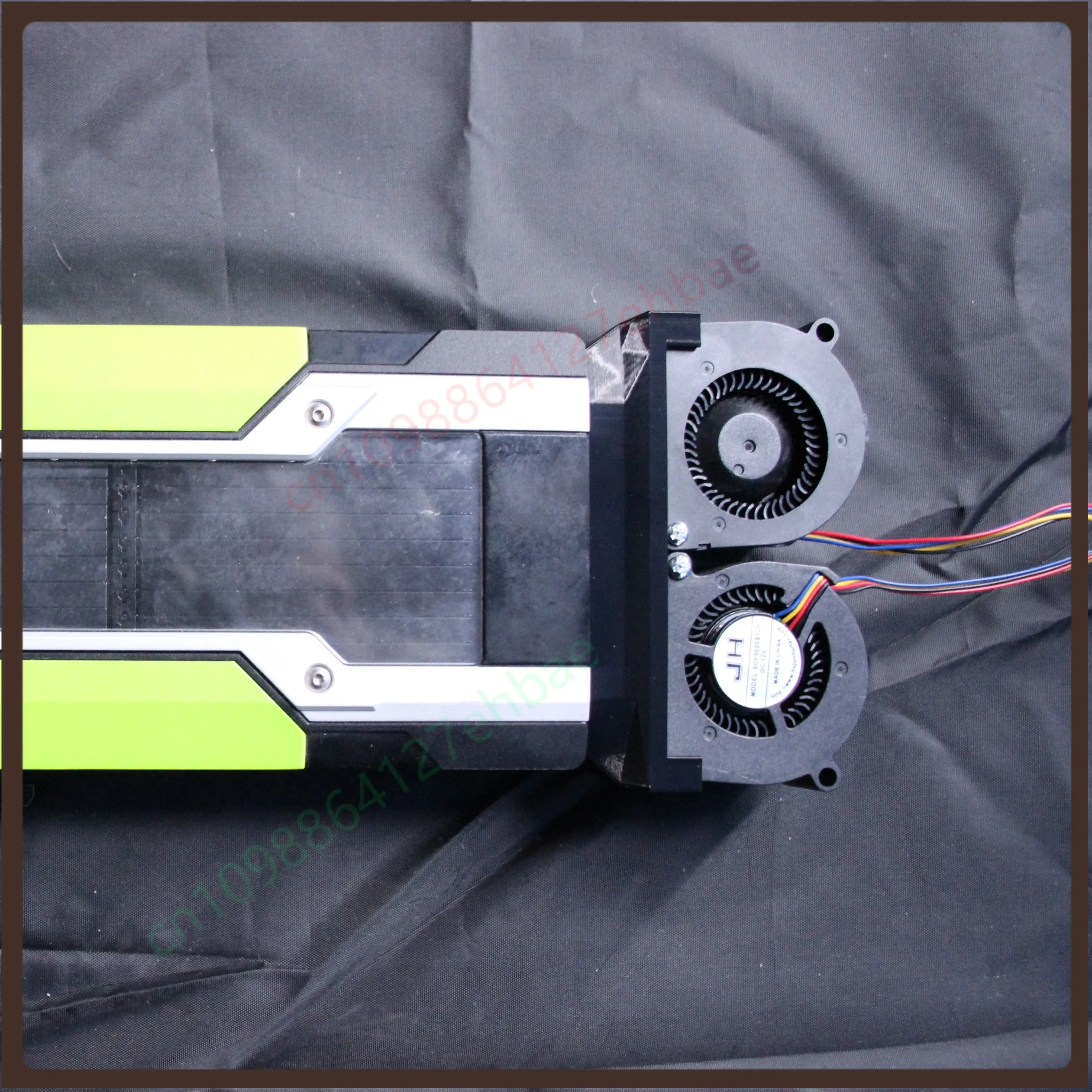 For NVIDIA For Tesla P40/M40/P100/V100 Graphics Card Universal Ultra-Thin Dual Turbo Fan Cooler