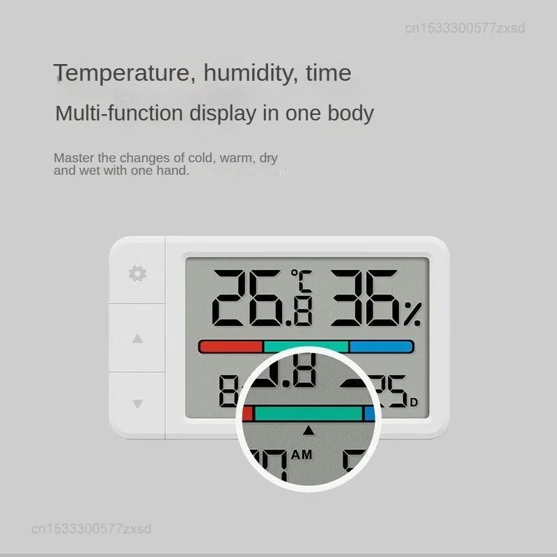 MiaoMiaoCe Digital Thermometer Hygrometer Weather Station Humidity Meter Multifunction Electronic Clock for Home Indoor Mini