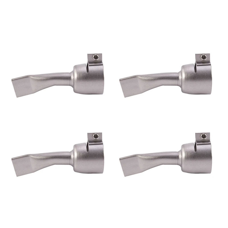 

4 Pcs 20Mm Welding Nozzle Wide Angle Flat Slit For Hot Air Plastic Welder Heat Nozzle Plastic Welding Torch Accessories