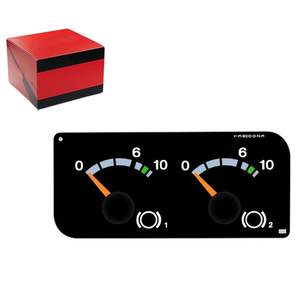 For SCANIA Dual Air Pressure Gauge Black Non-Deformation OEM Number 1109999 OEM Number 1423209 OEM Number 1434136