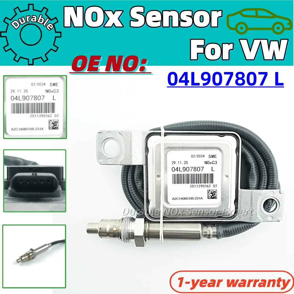 

04L907807L Nitrogen Oxygen Sensor for AUDI Q3 Q5 A4 VW Tiguan Sharan Passat Seat ALHAMBRA skoda 1.4 2.0TDI 2007-2018