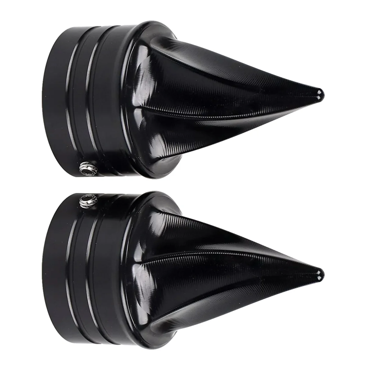 Zwarte voorasdop moerafdekking voor Street Glide Road Low