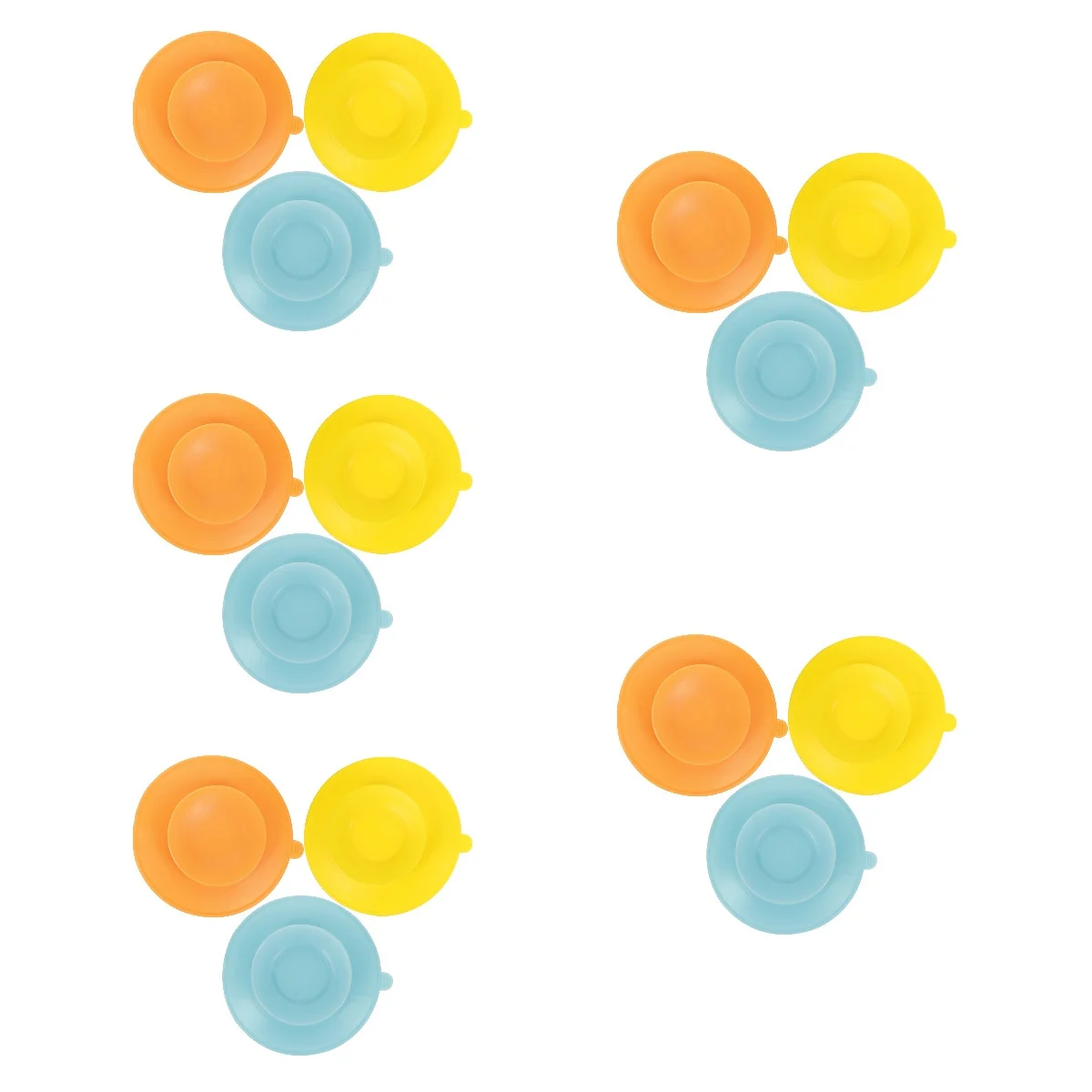 

5pcs 5 Pack Sucker Suction Plates for Pads Holders Tableware Cups Bowl Fixing