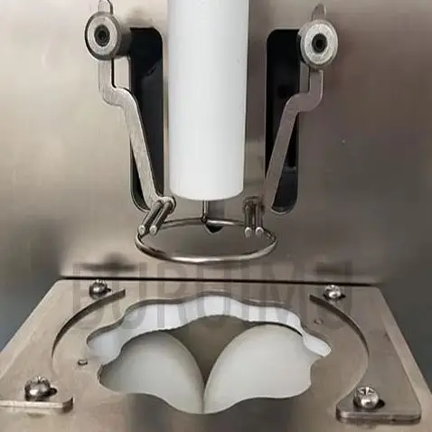 Small Desktop High-Accuracy Electric Dumpling Making Machine with Conveyor Belt and Motor