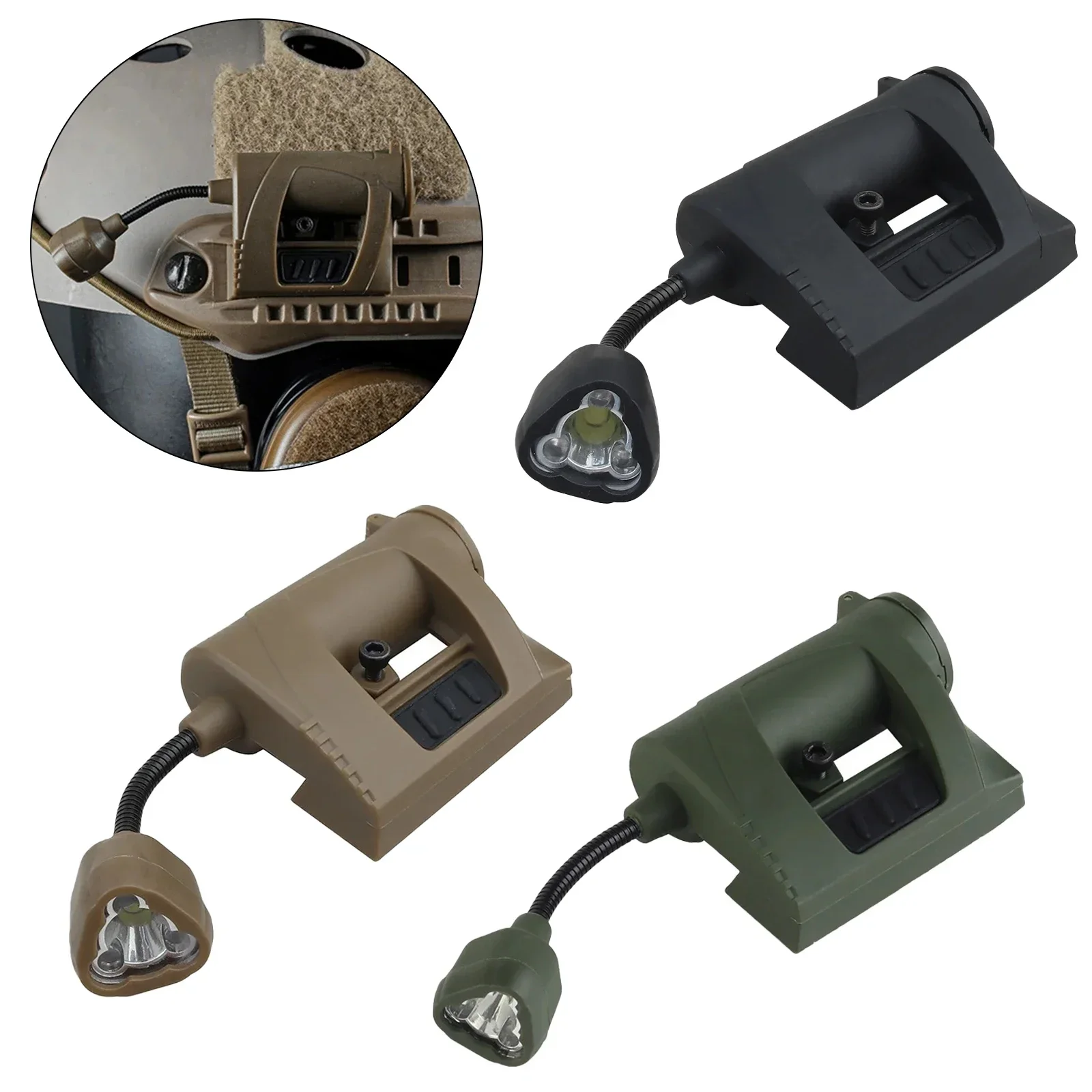 NEW Upgrade Helmet Light 3 Modes LED Flashlight Outdoor Night Lighting For Laser Hunting Cycling Fishing Helmet Lamp