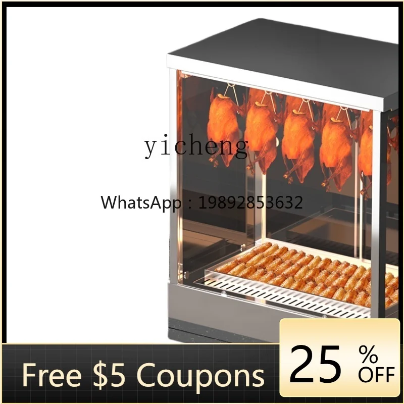 

Tqh Roast Duck Insulation Display Cabinet Desktop Constant Temperature Heating Cabinet Roasted Crispy Pork Insulation